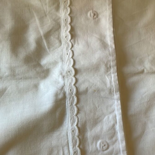 Pillowcases new with lace, set of 2, white 56x41cm
