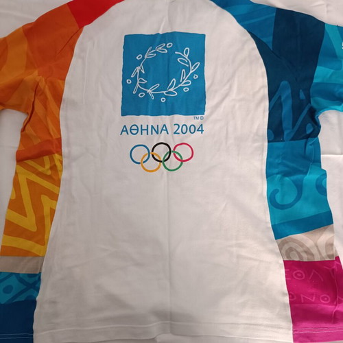 Adidas Polo 2004 Athens Olympics volunteer shirt like new, large