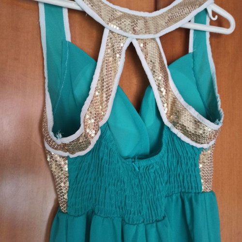Dress formal mini petrol size M worn once