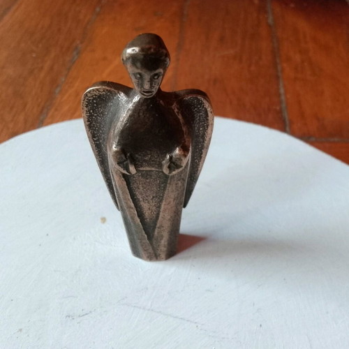 Bronze Angel decorative figurine used