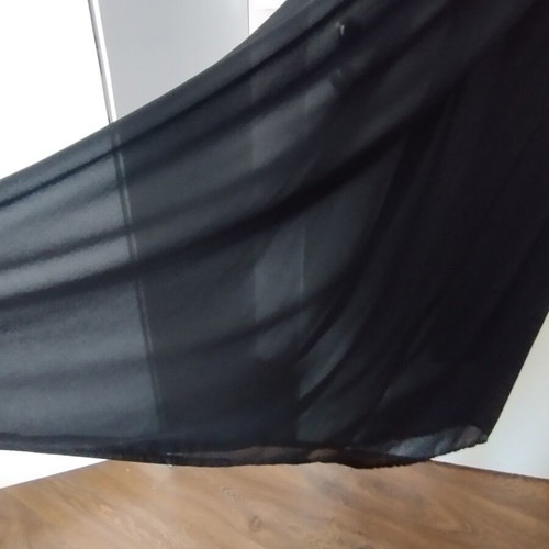 Tulle dress with lining like new, black
