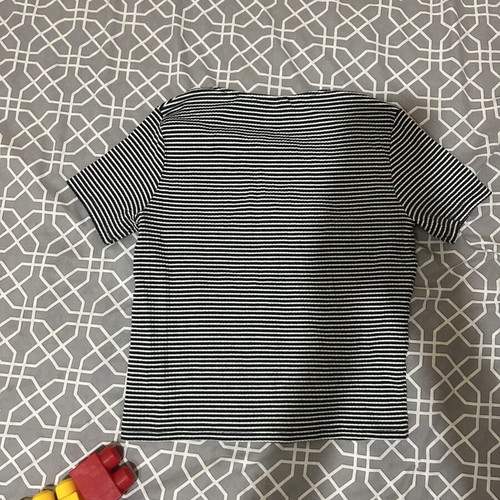Levi's top, white and grey, size S