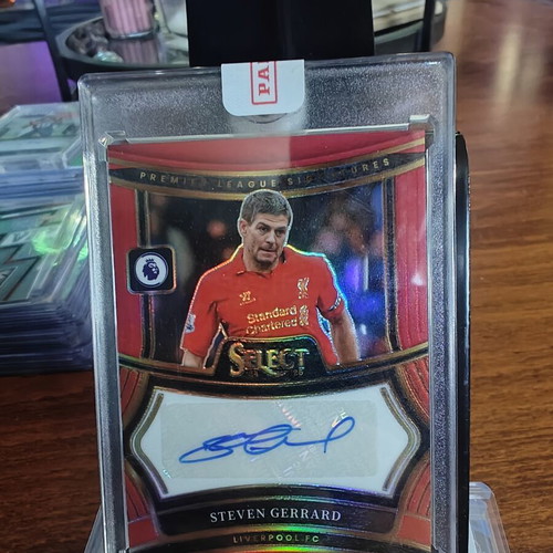 2024-25 Panini Select Premier League Signatures Steven Gerrard card
