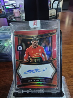 2024-25 Panini Select Premier League Signatures Steven Gerrard card