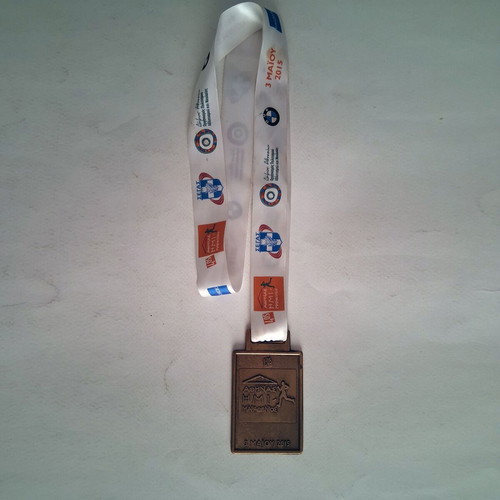 Athens Half Marathon 2015 Medal used with minor wear