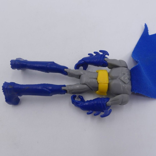 Batman Gotham City Showdown action figure used with 2 red weapons