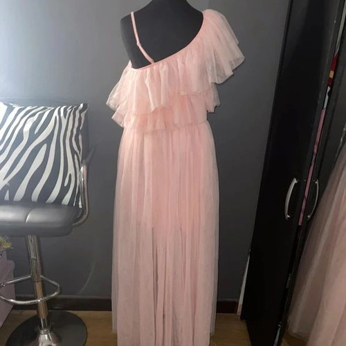 Missguided pink dress used, size S