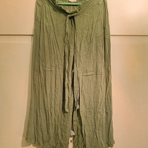 Funky Buddha pants used, green viscose L/XL