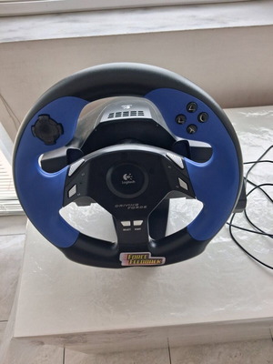 Τιμονιέρα Logitech Driving Force Pro με πεντάλ σαν καινούργια για PS2/PS3/PC