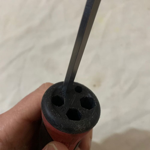 Handle for Allen keys used