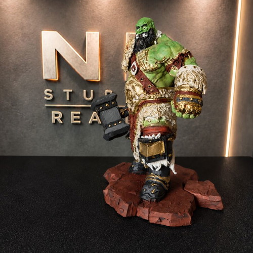 Orc World of Warcraft figure 25cm hand-painted