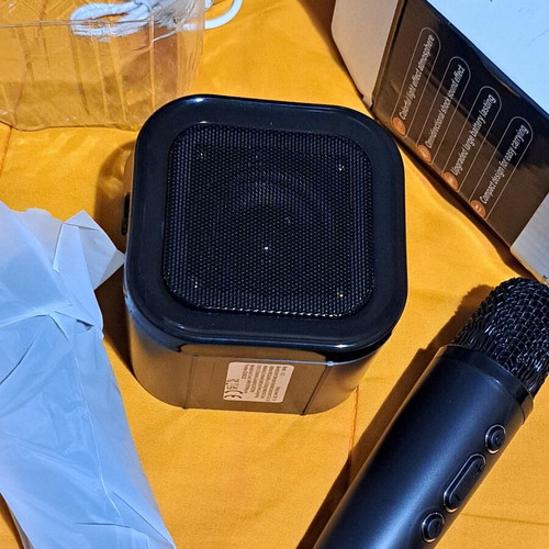 Karaoke Speaker KPS2 with 2 Wireless Microphones and Lighting Effects