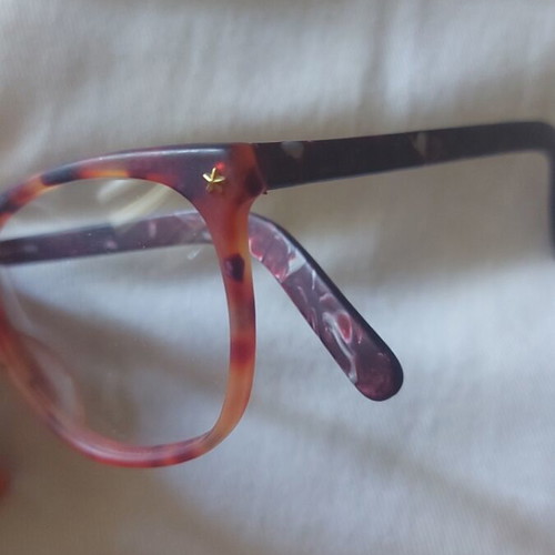 Vintage Optical Frame Tortoiseshell Brown Purple like new, size 50