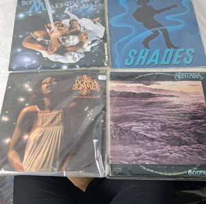 4x lp vinyl DISKS Donna summer Santana boney m j j Cale σε αριστη κατάσταση