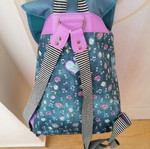 Santoro backpack like new, purple