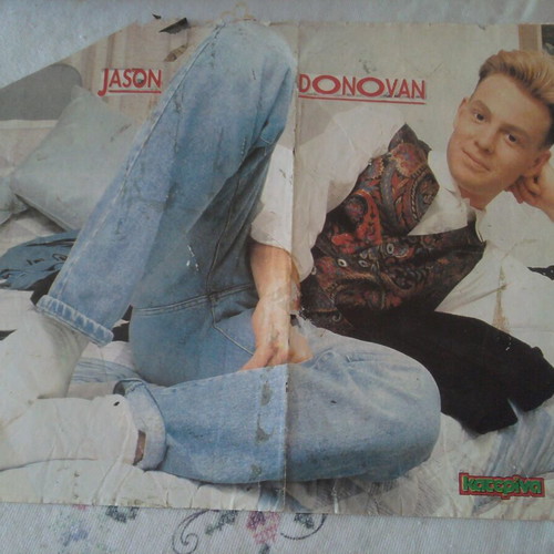Jason Donovan & Pet Shop Boys poster used, size 25.9x20.7
