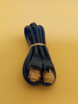 Ethernet cable new, blue, unused