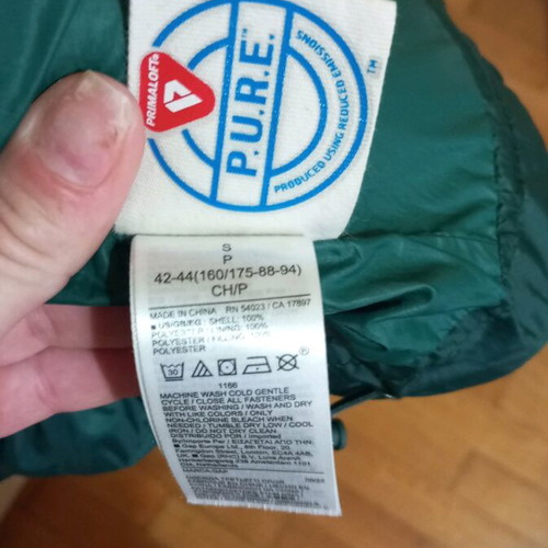 Gap puffer jacket used, green, size S