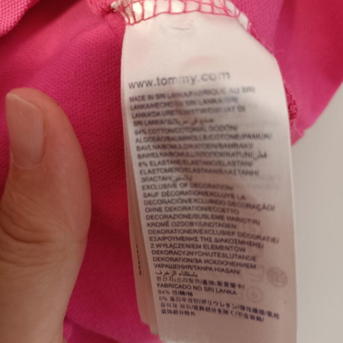 Tommy Hilfiger women's polo shirt XL like new, pink