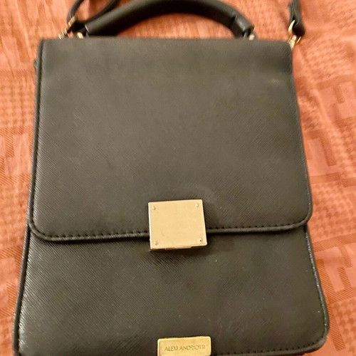 Alexi Andriotti shoulder bag like new, black, two compartments