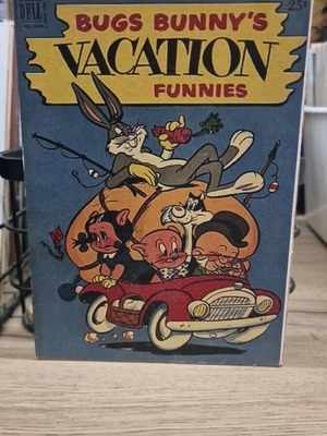 Wooden Bugs Bunny decorative plaque like new, 13×18 cm
