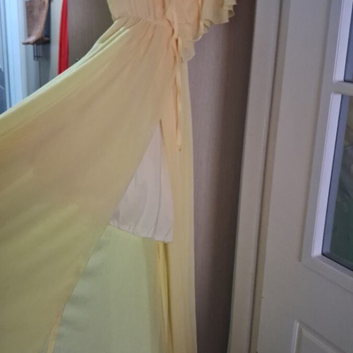 Zic Zac dress yellow new, size M