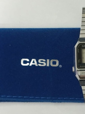 Casio Mens Watch Data Bank DBA-800 used, silver
