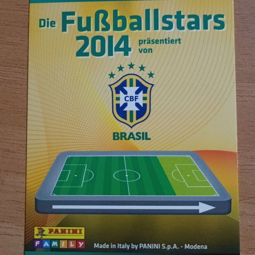 Panini World Cup 2014 Messi card