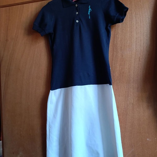 Jordi Labanda Polo dress like new, navy and white, medium size