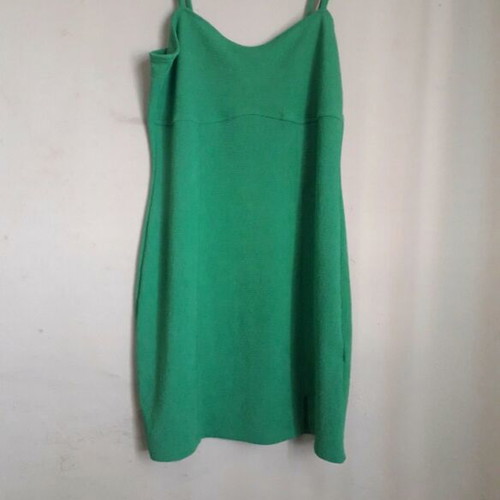 H&M dress green like new, sizes M and L