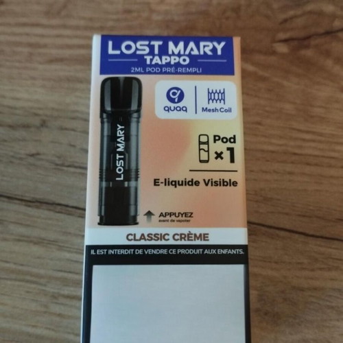 Lost Mary Tappo Air Prefilled Pod Classic Creme new