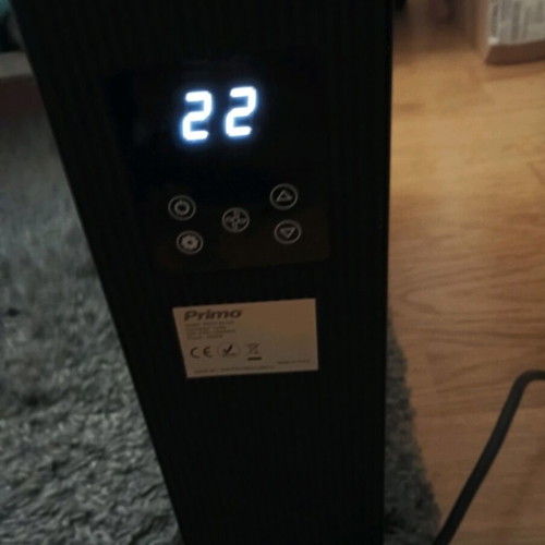 Primo Convector Turbo heater model Prch-81121 new, black