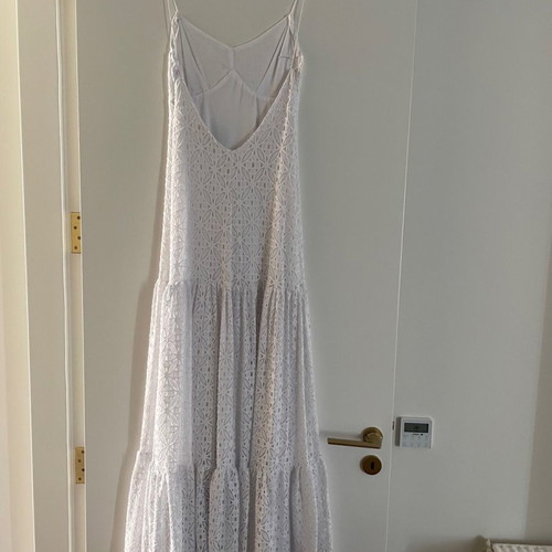 Sissy Christidou white lace dress new