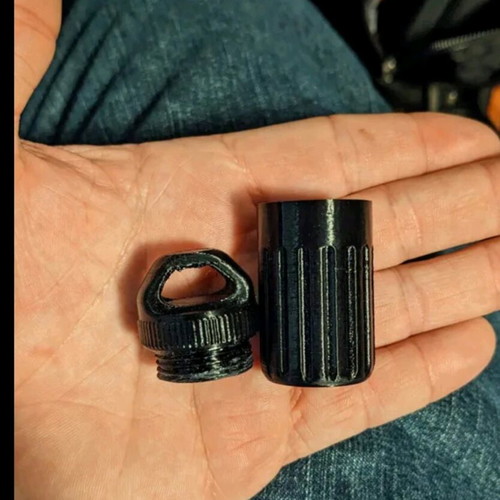 Mini keychain hanging storage container