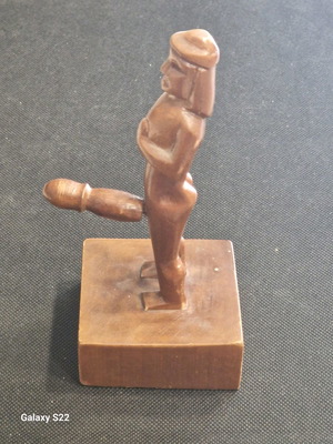 Σάτυρος με ελατήριο στο επίμαχο σημείο, μεταχειρισμένος, ύψος 16 πόντοι