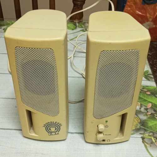 Soundlevel XL 160 computer speakers used, retro multimedia set