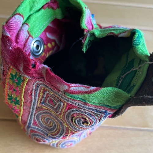 Boho Ethnic Small Handmade Wallet from Thailand like new, colorful