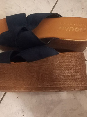 Platform sandals like new, size 39, brand Γιουλη