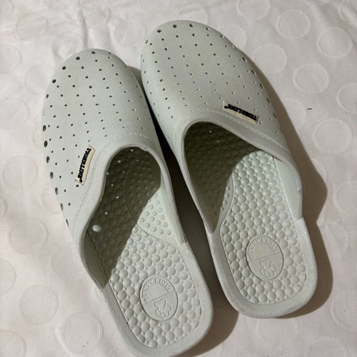 Vintage clogs size 38 used, ice color