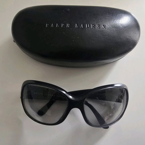 Ralph Lauren black sunglasses used with wear