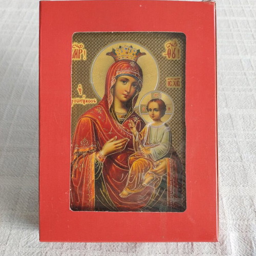 Panagia Gorgoepikoos wooden icon new