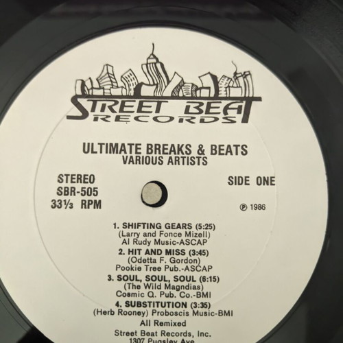 Ultimate Breaks & Beats vinyl album, Various artists