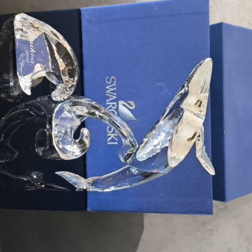 Swarovski crystal decorative figurine Paikea whale limited edition 2012 new