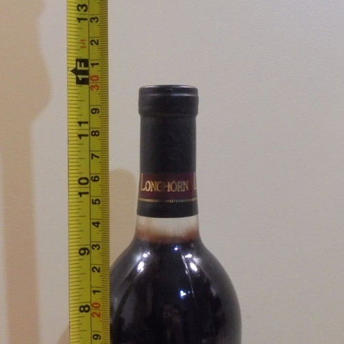 Longhorn California Cabernet Sauvignon wine bottle 750ml 2001 sealed like new