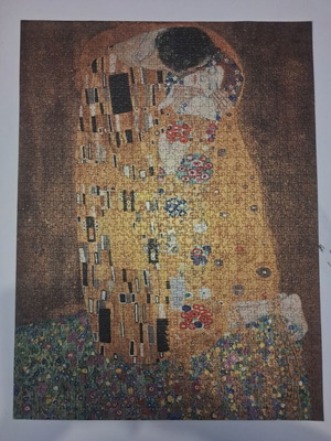 Gustav Klimt The Kiss Puzzle used, 1500 pieces, Ravensburger