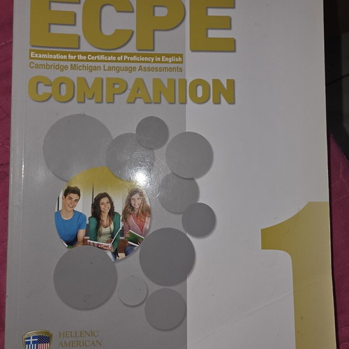 Book Practice Tests ECPE Companion proficiency level used