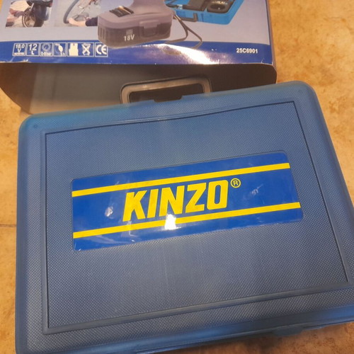 Kinzo 18V Battery Air Compressor Set with Case and Charger