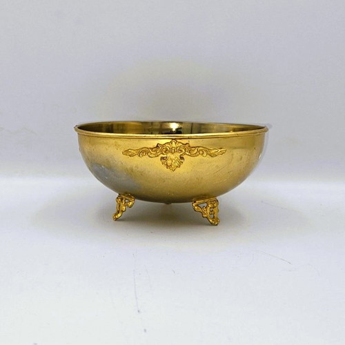 24K Gold Plated Fondue Bowl used
