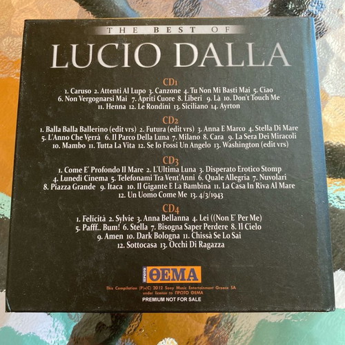 The Best Of Lucio Dalla CD used, traditional