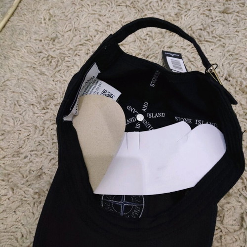 Stone Island cap new, black, one size